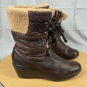 Sperry | Women’s Topsider Snug Harbour Brown Leather Tie Boots | Size 8 M
